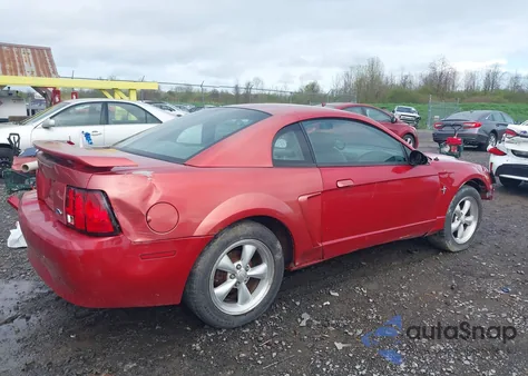 2001 Ford Mustang из США, поврежденный, VIN 1FAFP40451F185277
